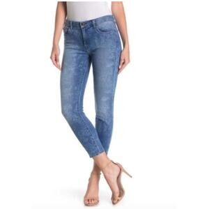 Jen7 by 7 For All Mankind Ankle Skinny Floral Print Jeans // 4